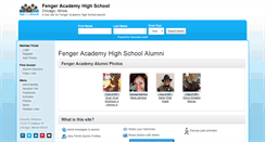 Desktop Screenshot of fengeracademyhighschool.com