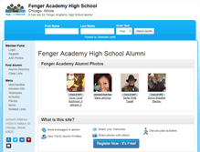 Tablet Screenshot of fengeracademyhighschool.com